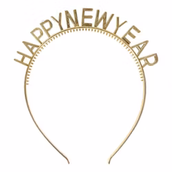 Diadem Happy New Year Guld