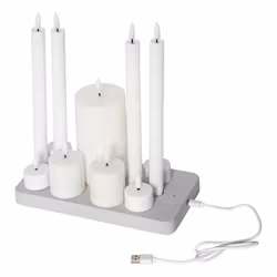 Uppladdningsbara LED Ljus Set