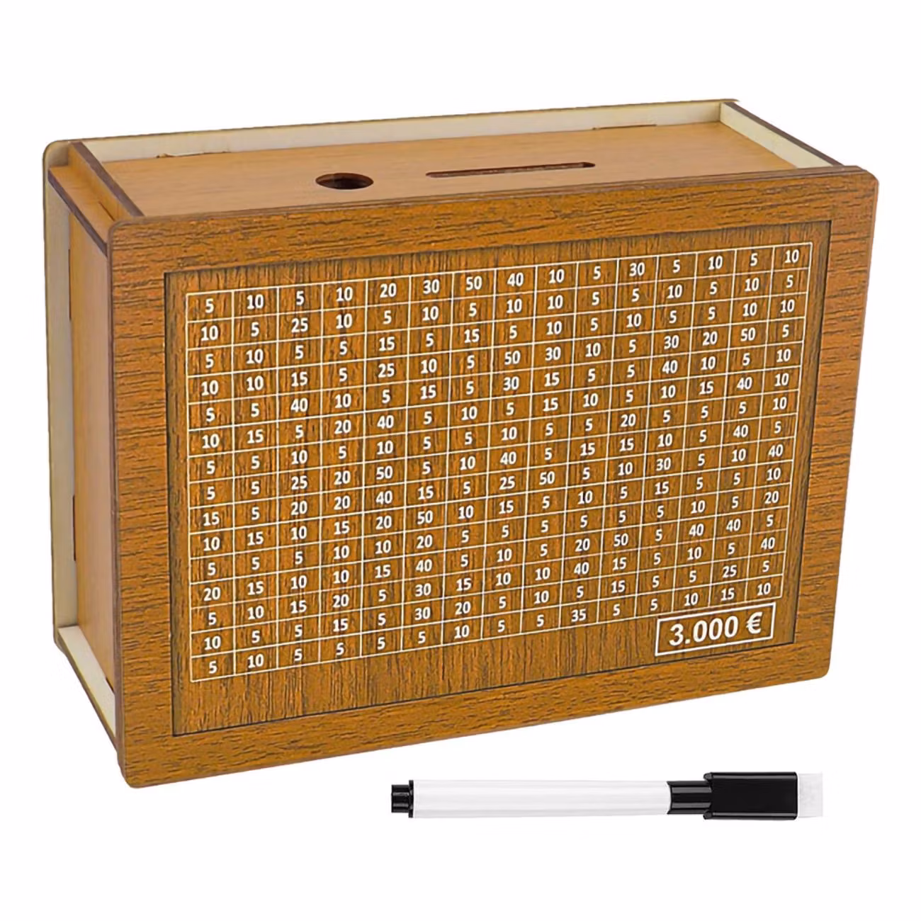 Sparbössa med Mynt- och Sedelfack