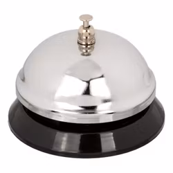 Receptionsklocka Silver