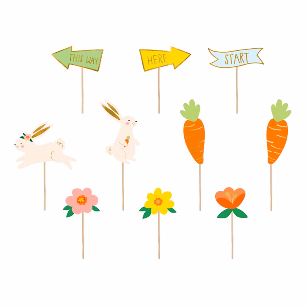 Äggjakt Skyltar Mix