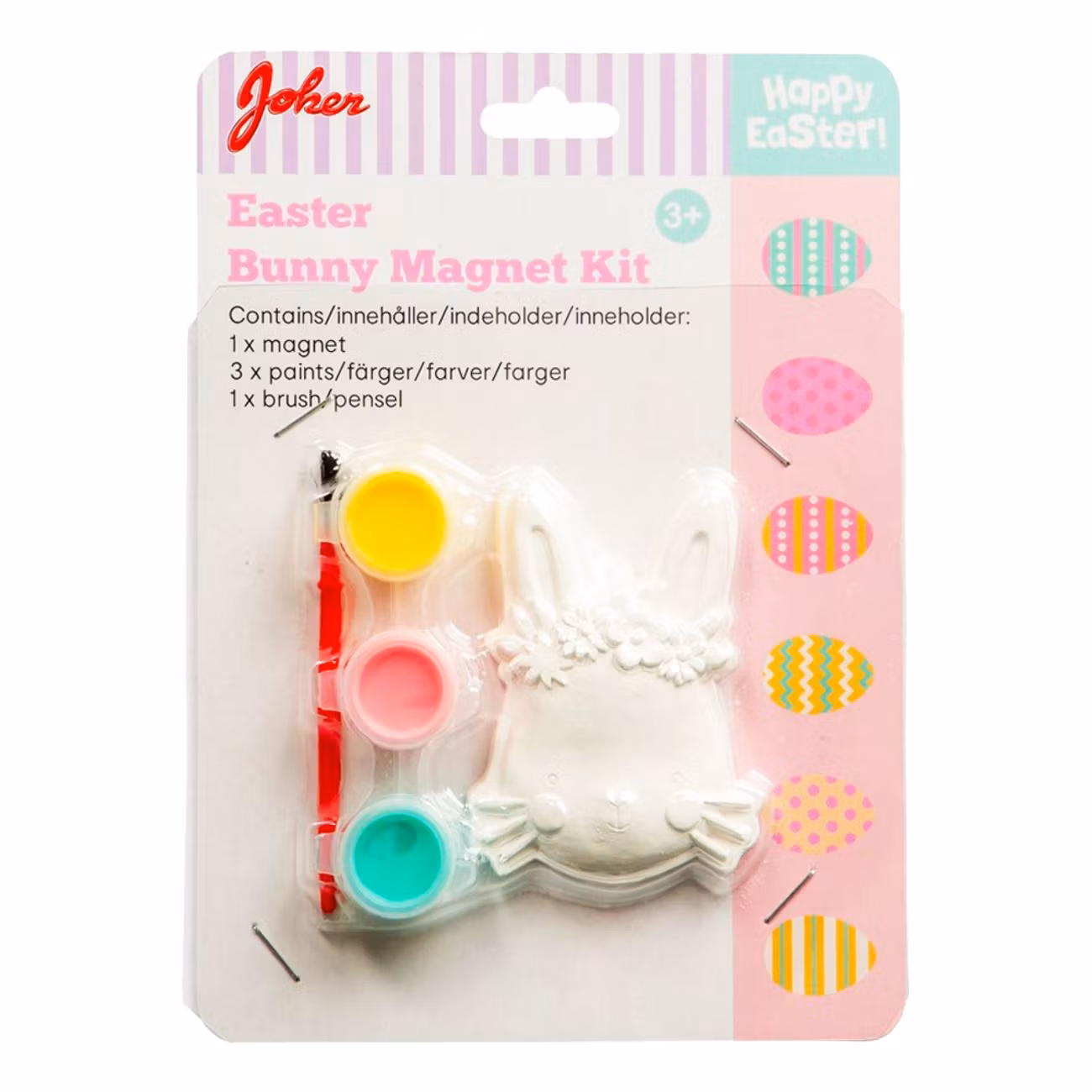 Målarset Magnet Påskhare