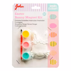 Målarset Magnet Påskhare