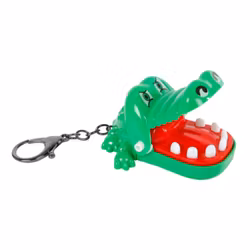 Krokodilspel på Nyckelring