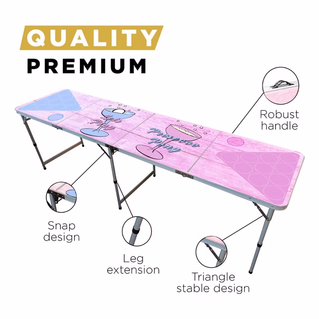 Beer Pong Bord Prosecco