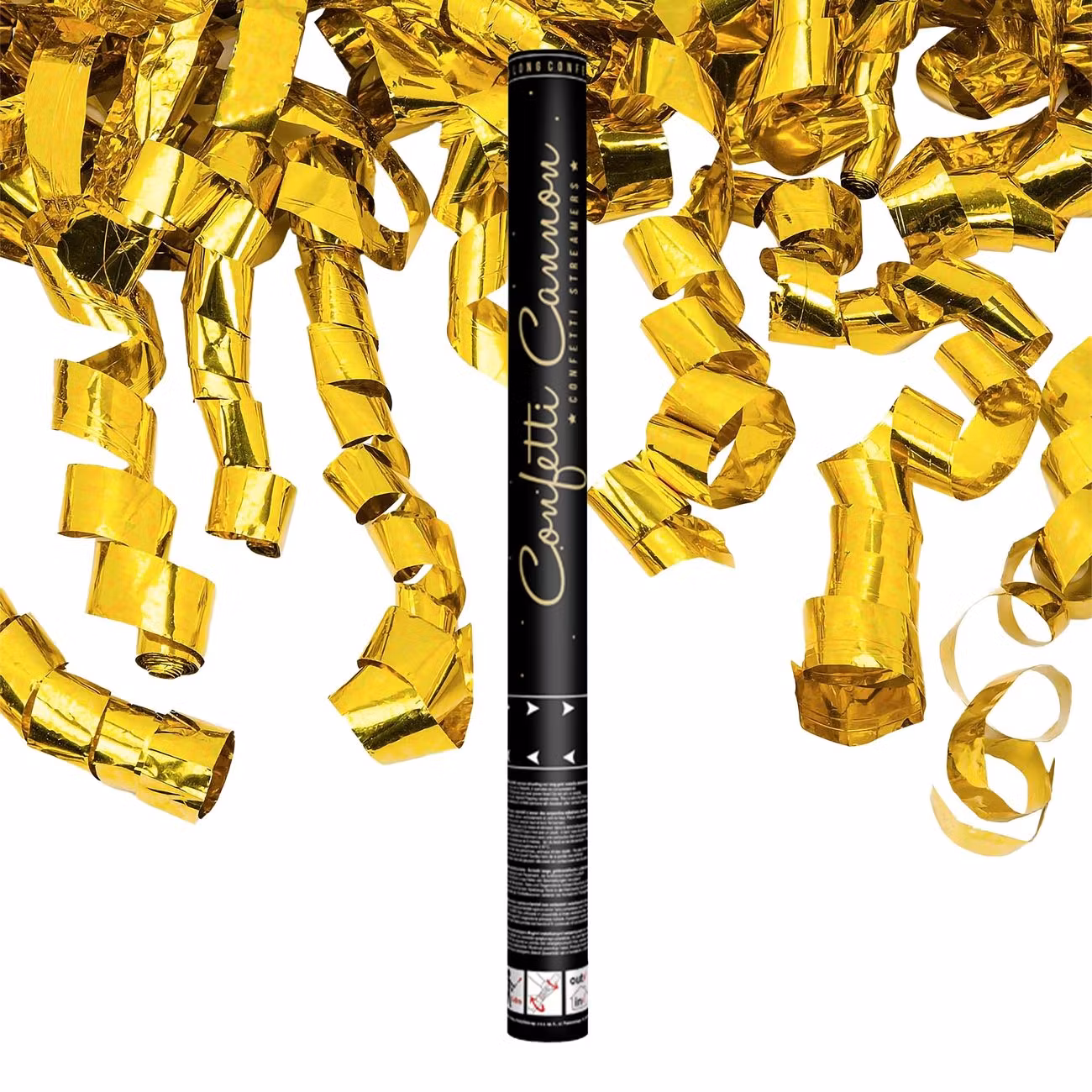 Konfettikanon Streamers Guld