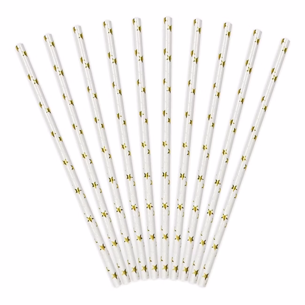 Papperssugrör Guldstjärnor