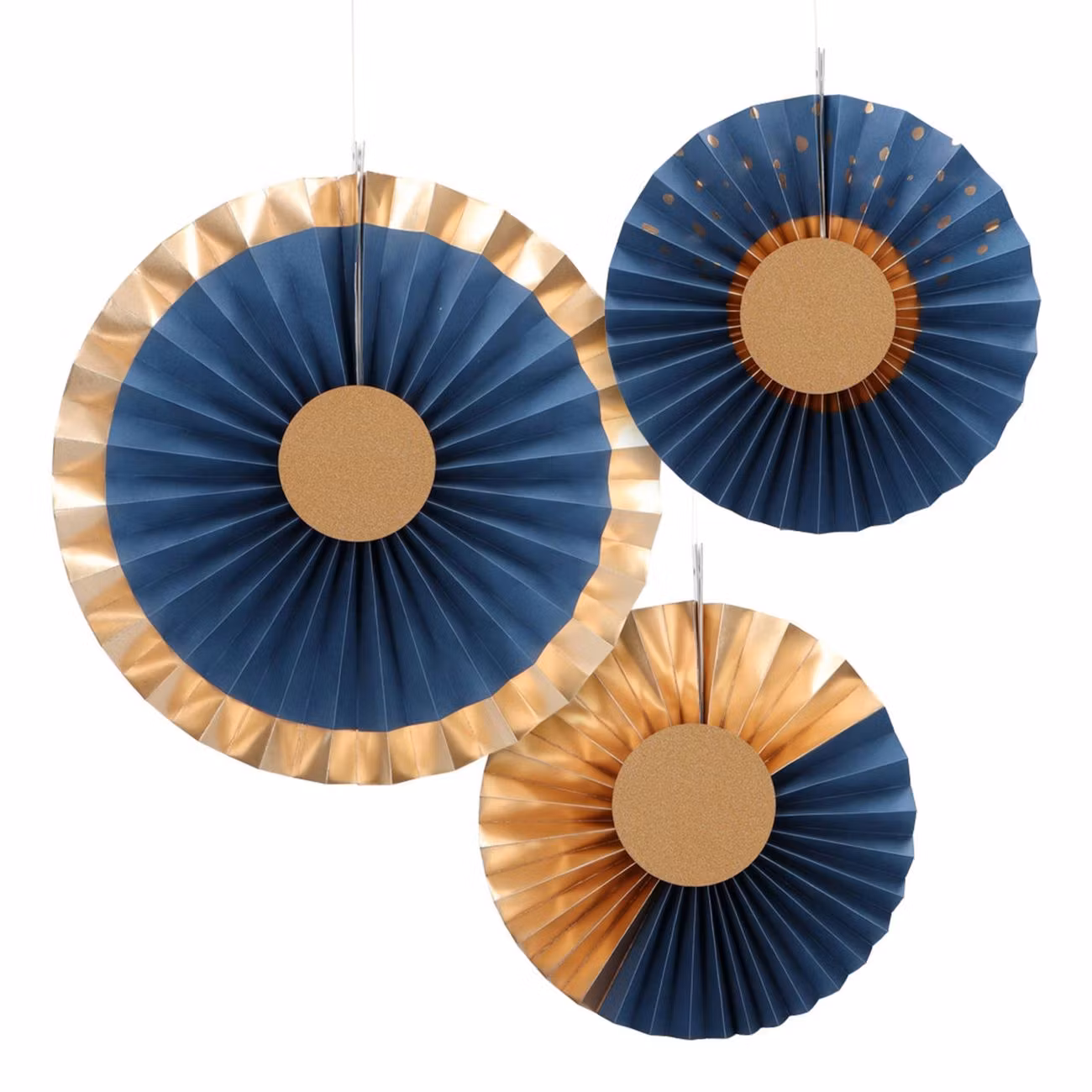 Honeycombs Pappersfjädrar True Blue