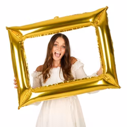 Folieballong Selfieram Guld