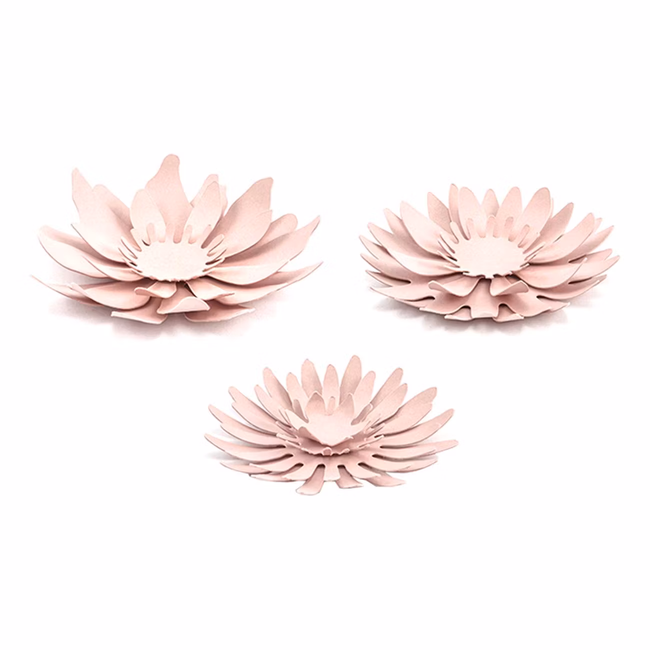 Pappersdekorationer Blommor Rosa