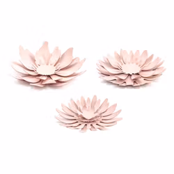 Pappersdekorationer Blommor Rosa