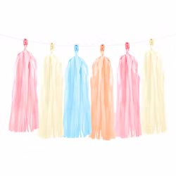 Girlang Tofsar Mix Pastell