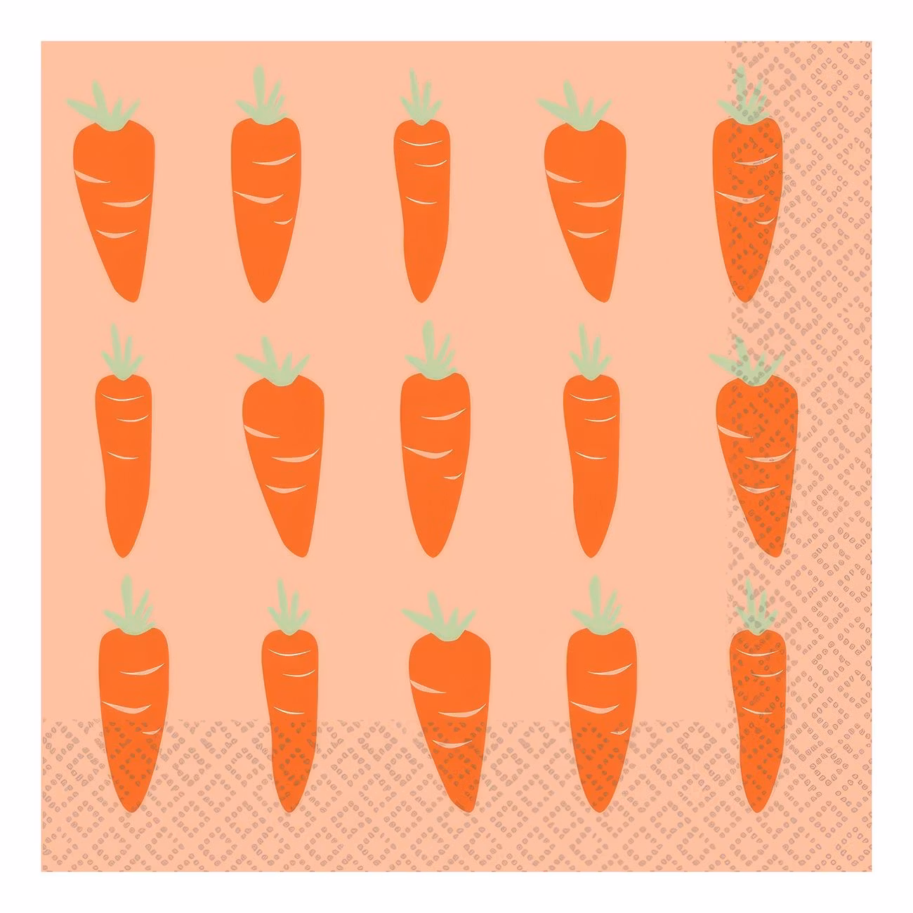 Påskservetter Morötter