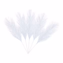 Vita Syntetiska Påskfjädrar