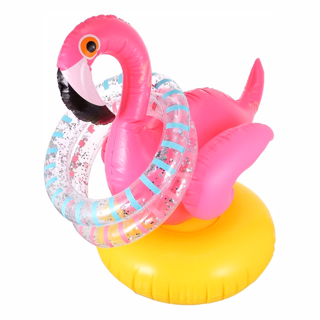 Uppblåsbar Flamingo Ring Spel