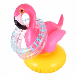 Uppblåsbar Flamingo Ring Spel