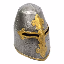 Medeltida Tornerhjälm Barn