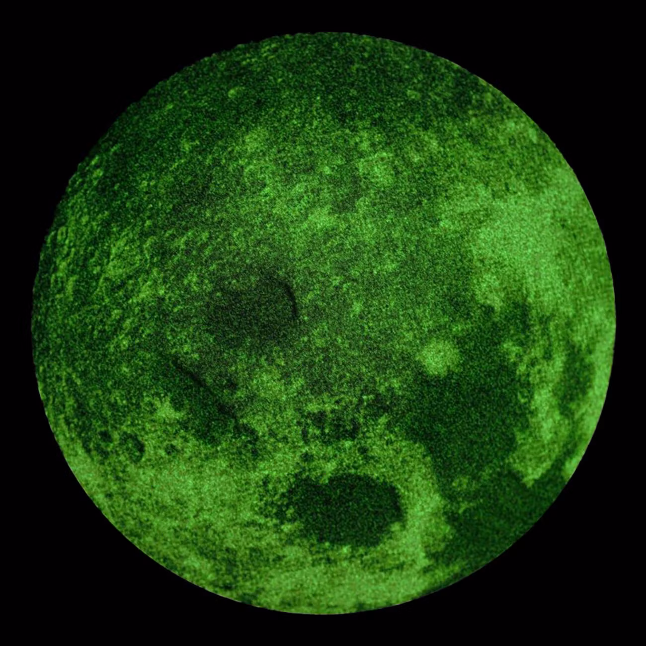 Självlysande Måne Väggsticker