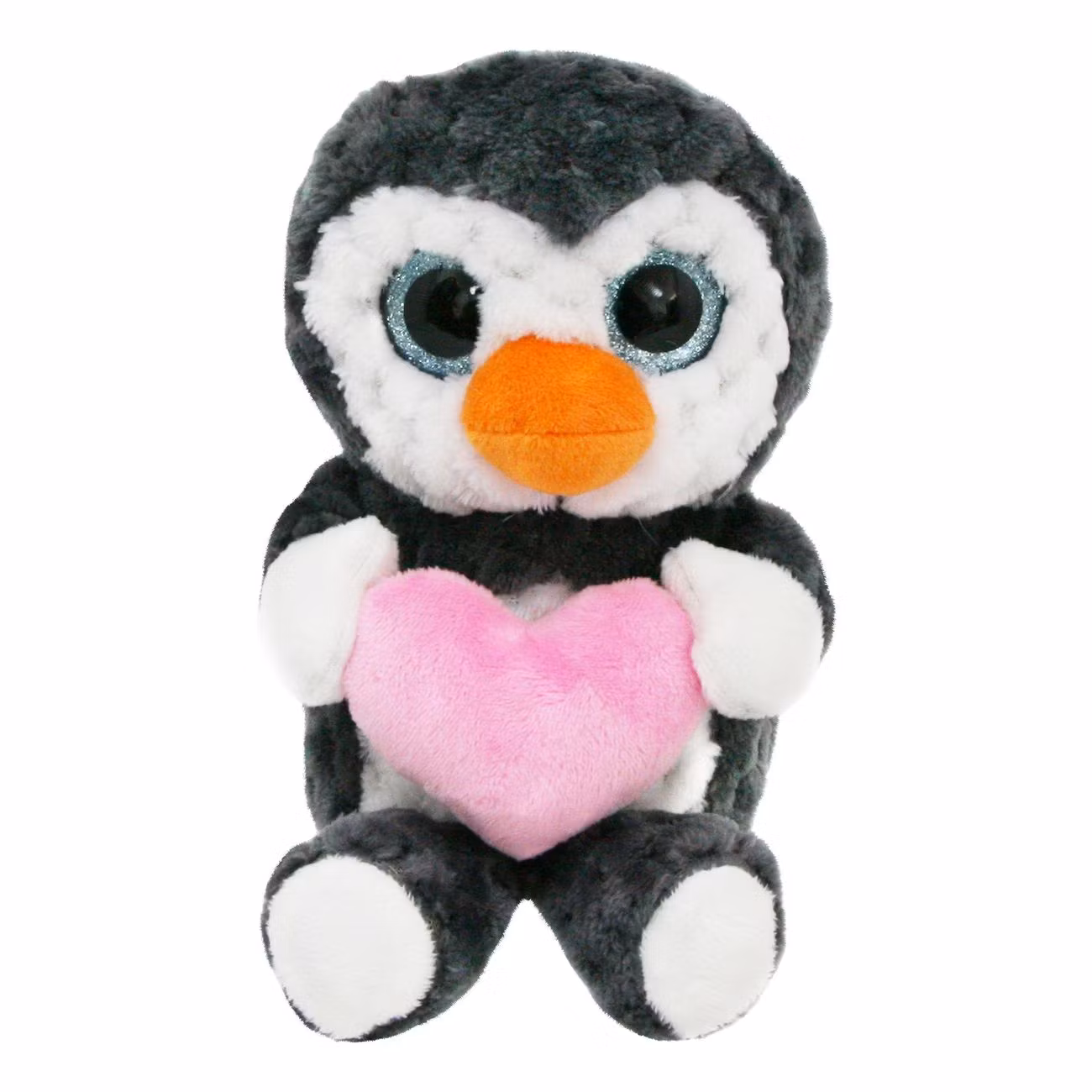 Pingvin med Rosa Hjärta Mjukisdjur