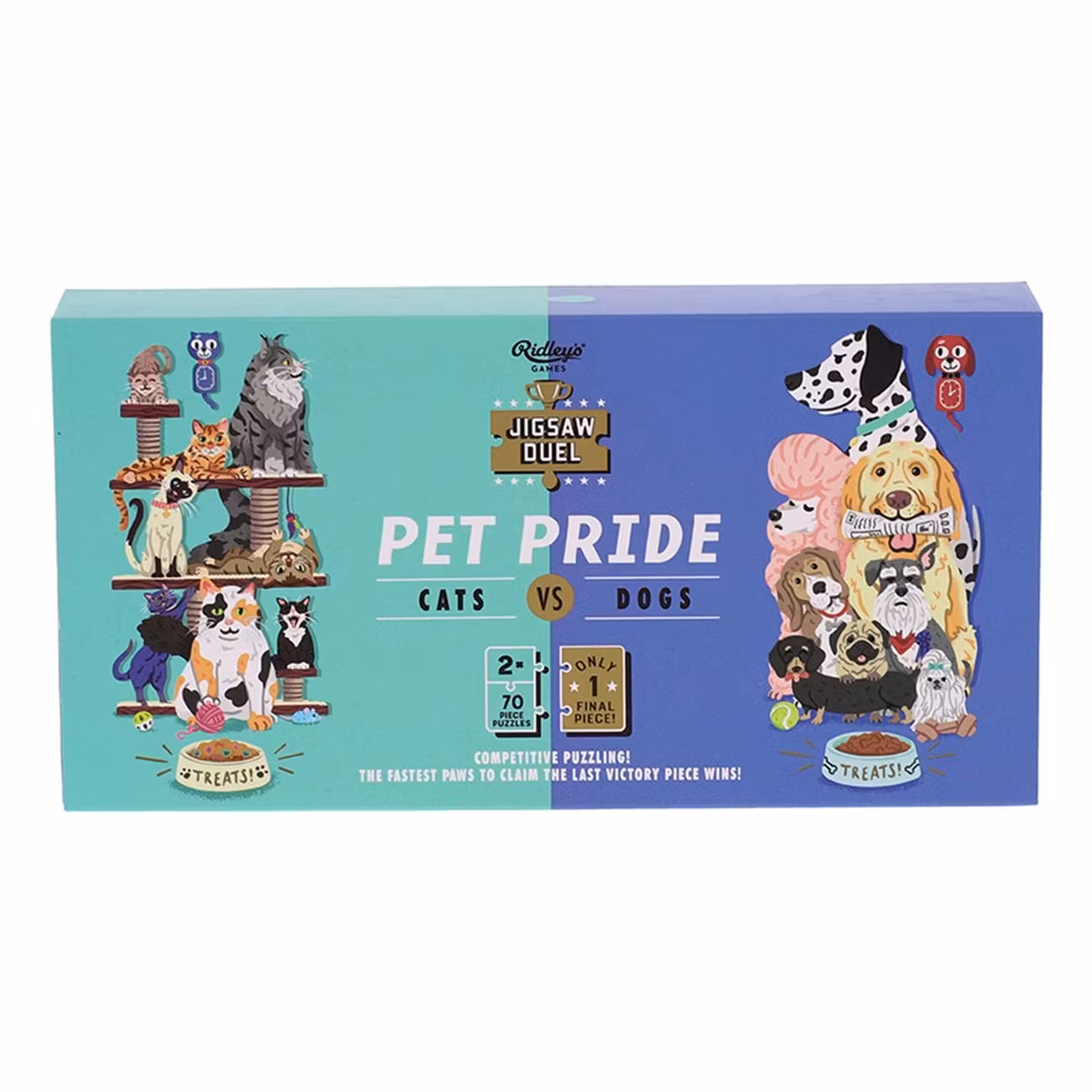 Cats vs Dogs Pussel-Duell Spel