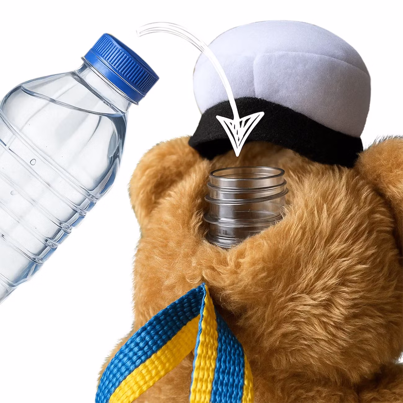 Studentnalle med Dold Behållare