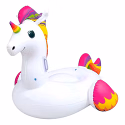 Uppblåsbar Enhörning Badmadrass