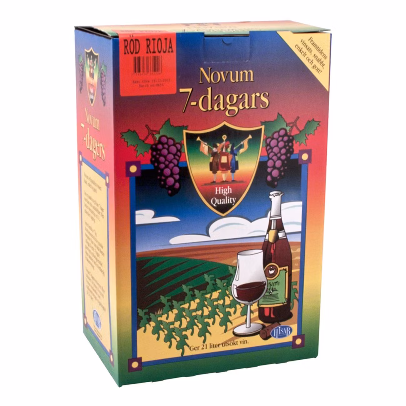 Novum Röd Rioja 7-dagars