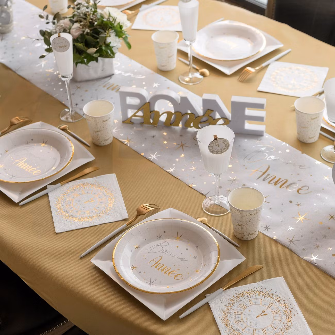 Bordsduk på Rulle Guld