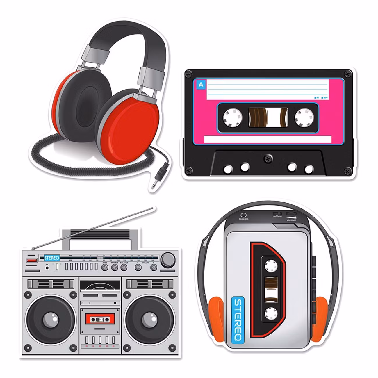 Kassettband Foto Props