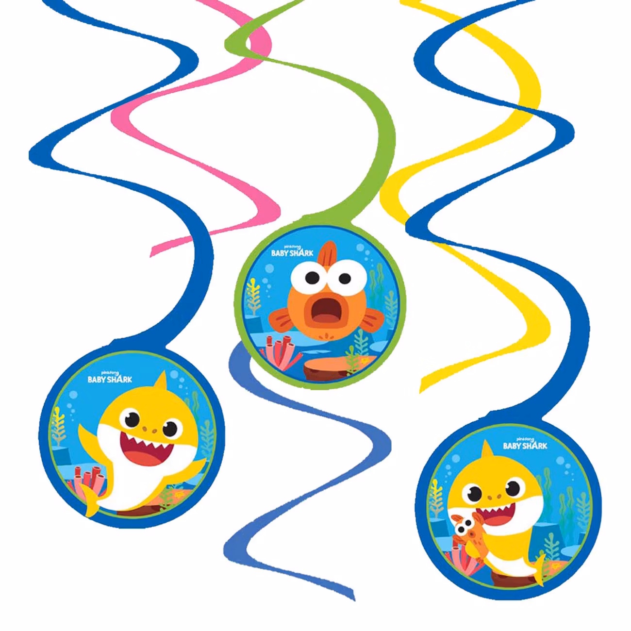 Swirls Baby Shark Hängande Dekoration