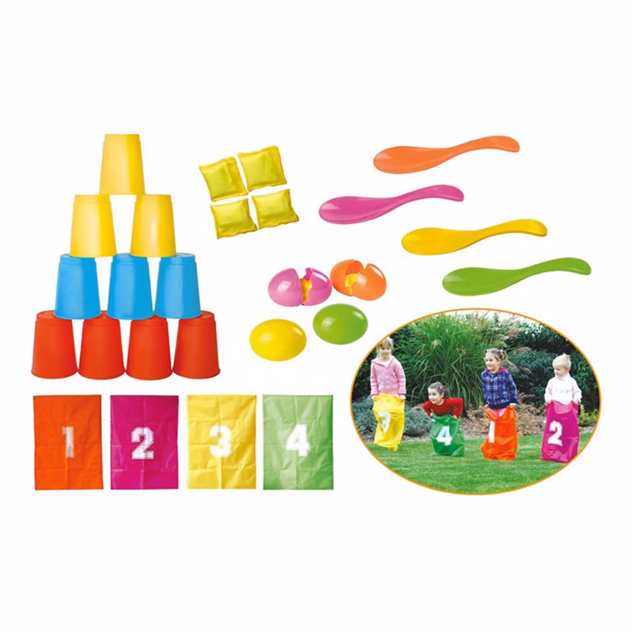 Sommarlekar Spelset för Barn