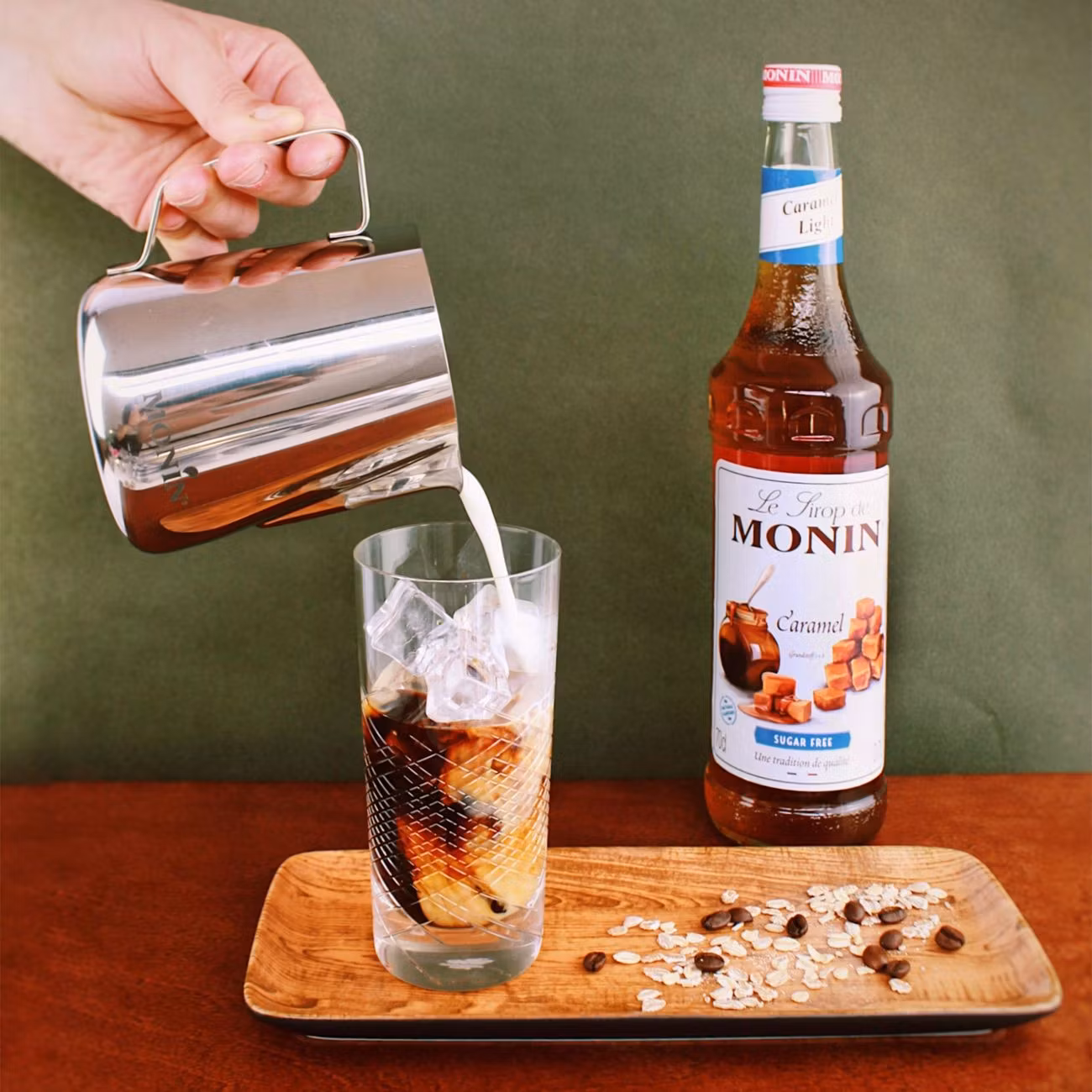 Monin Sockerfri Caramel Syrup