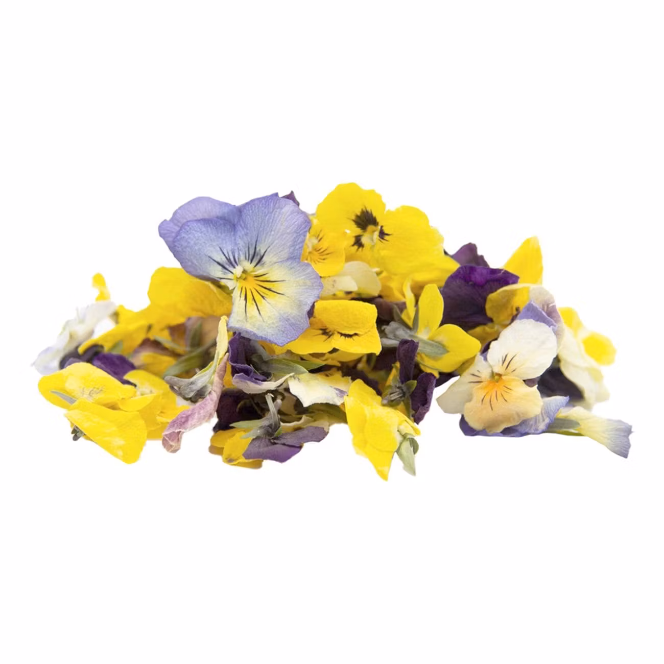 Ätbara Blommor Torkade Penséer