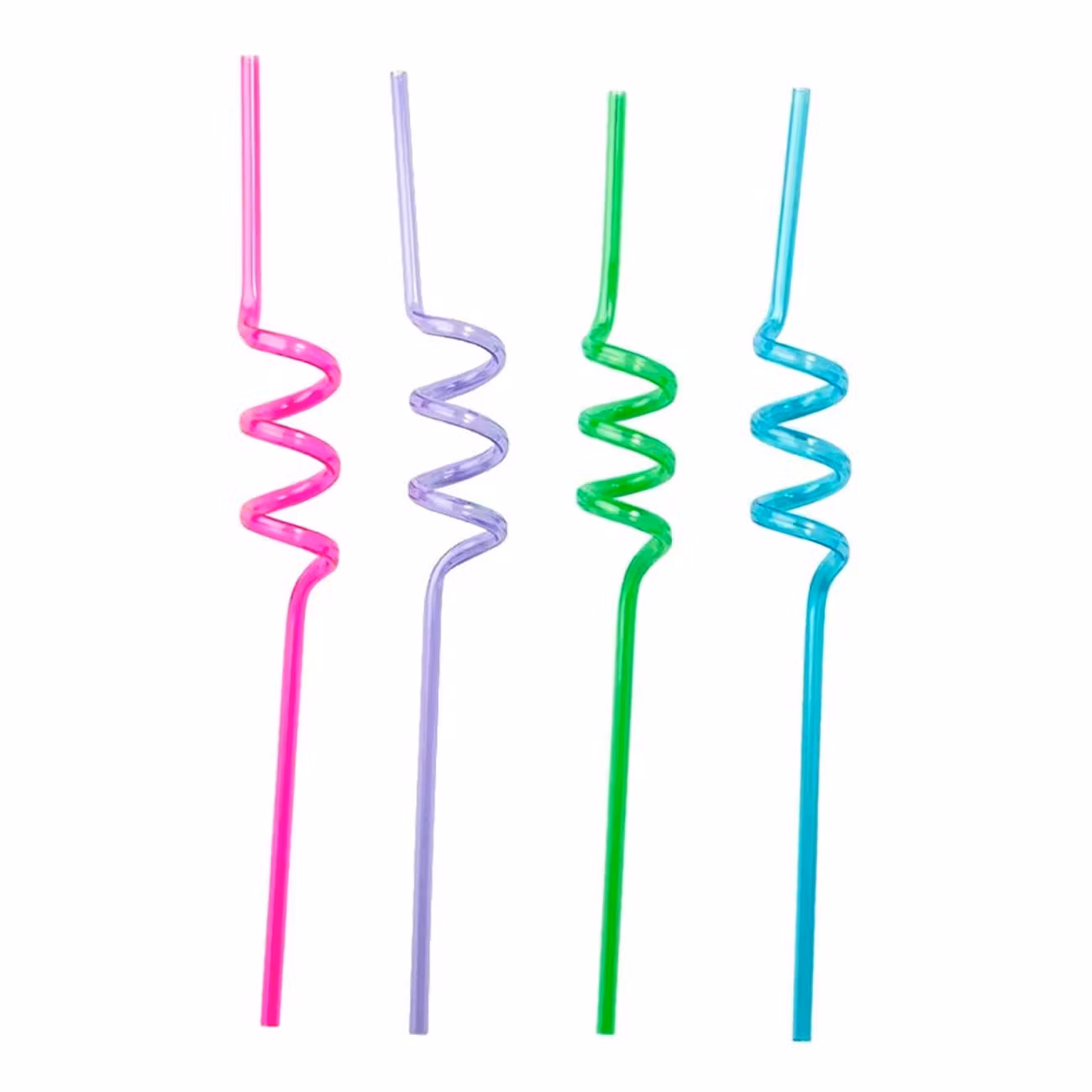 Återanvändbara Sugrör Flerfärgade