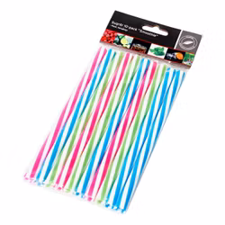 Smoothie Sugrör Flerfärgade