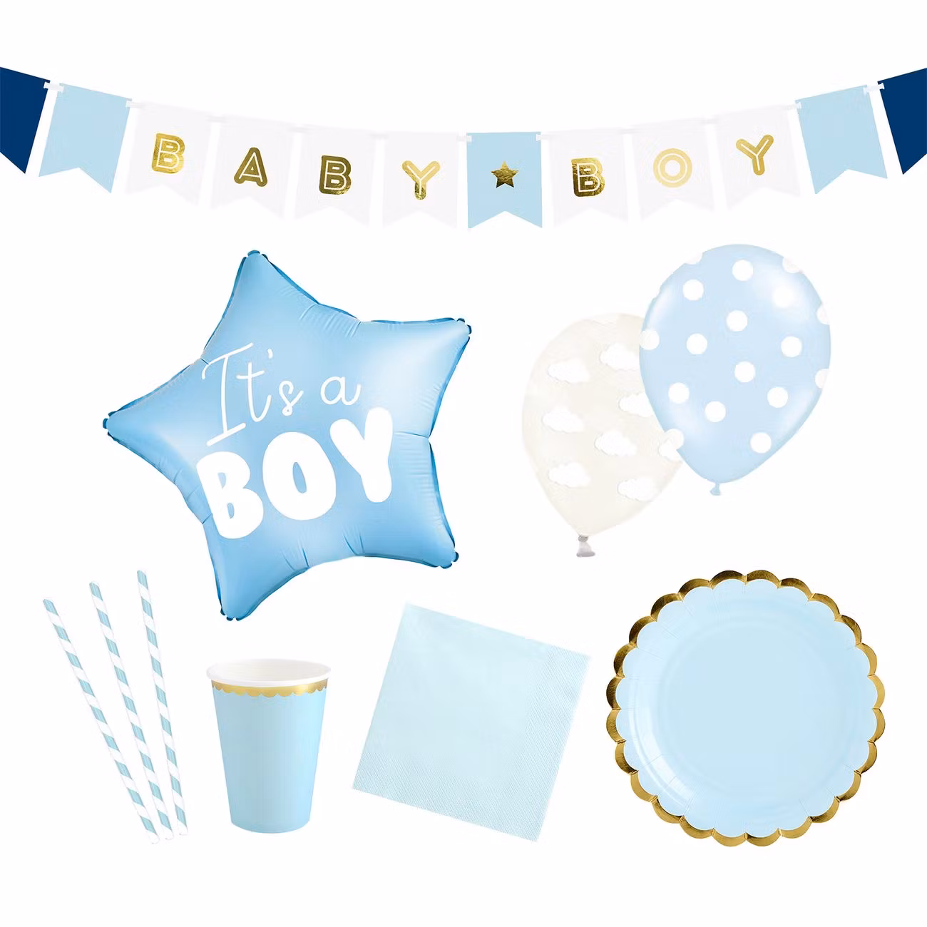 Dekorationspaket It's a Boy