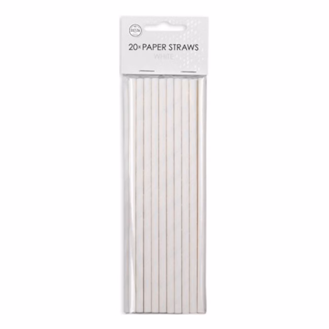 Papperssugrör Vita