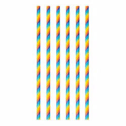 Papperssugrör Regnbåge