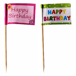 Partypicks Flaggor Happy Birthday