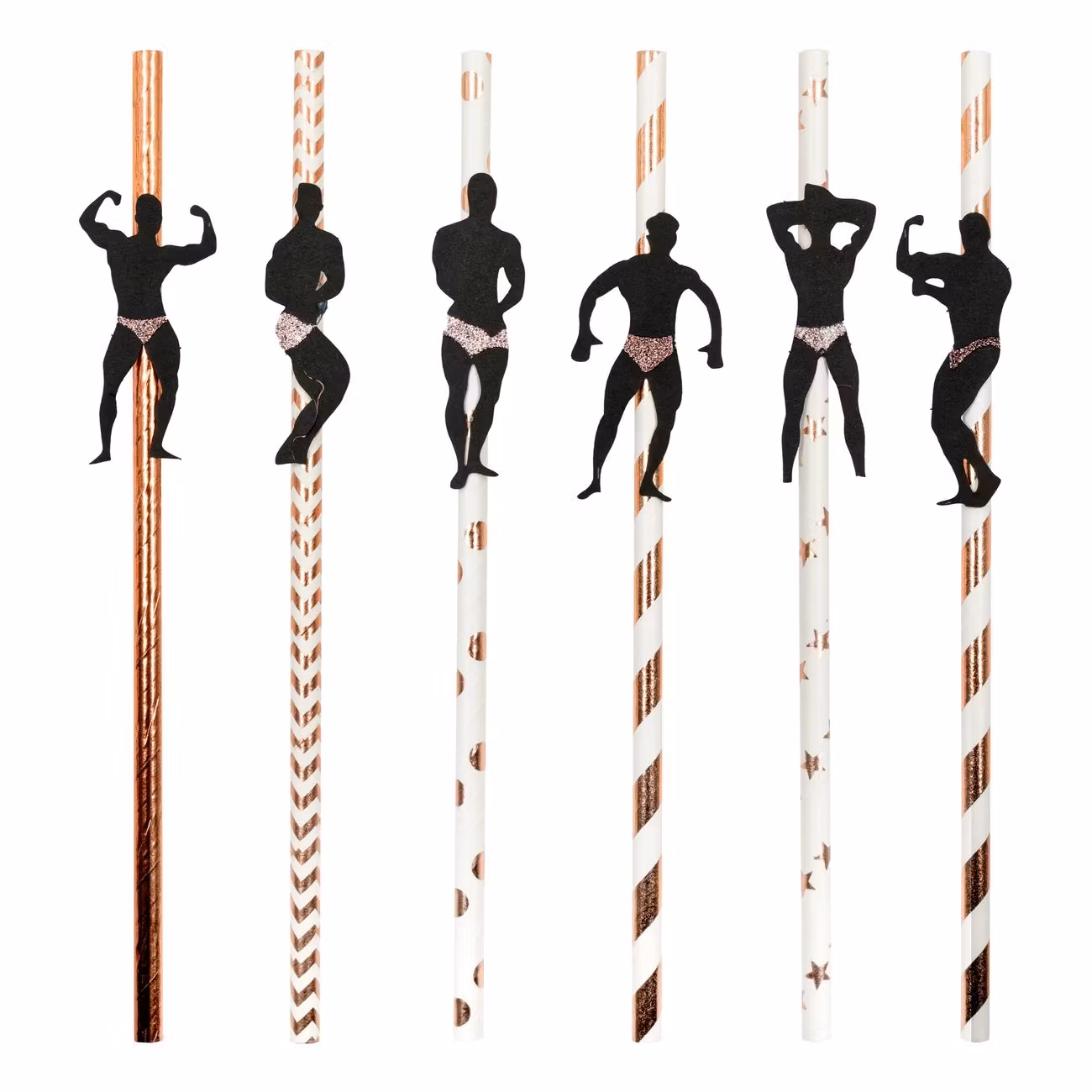 Papperssugrör Bodybuilder