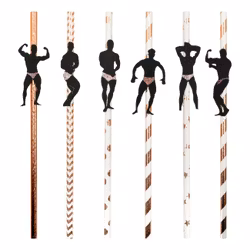 Papperssugrör Bodybuilder