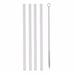 Sugrör i Glas med Borste