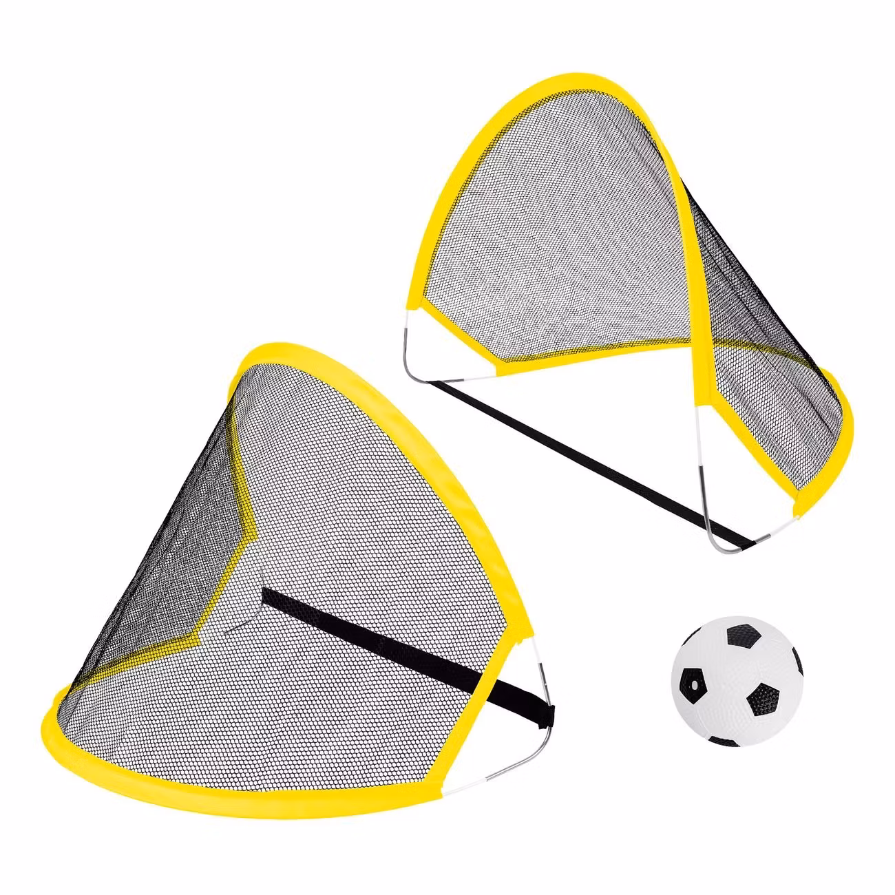 Hopfällbara Fotbollsmål Set