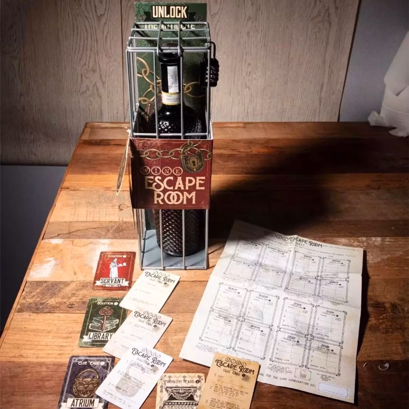 Wine Escape Room Spel