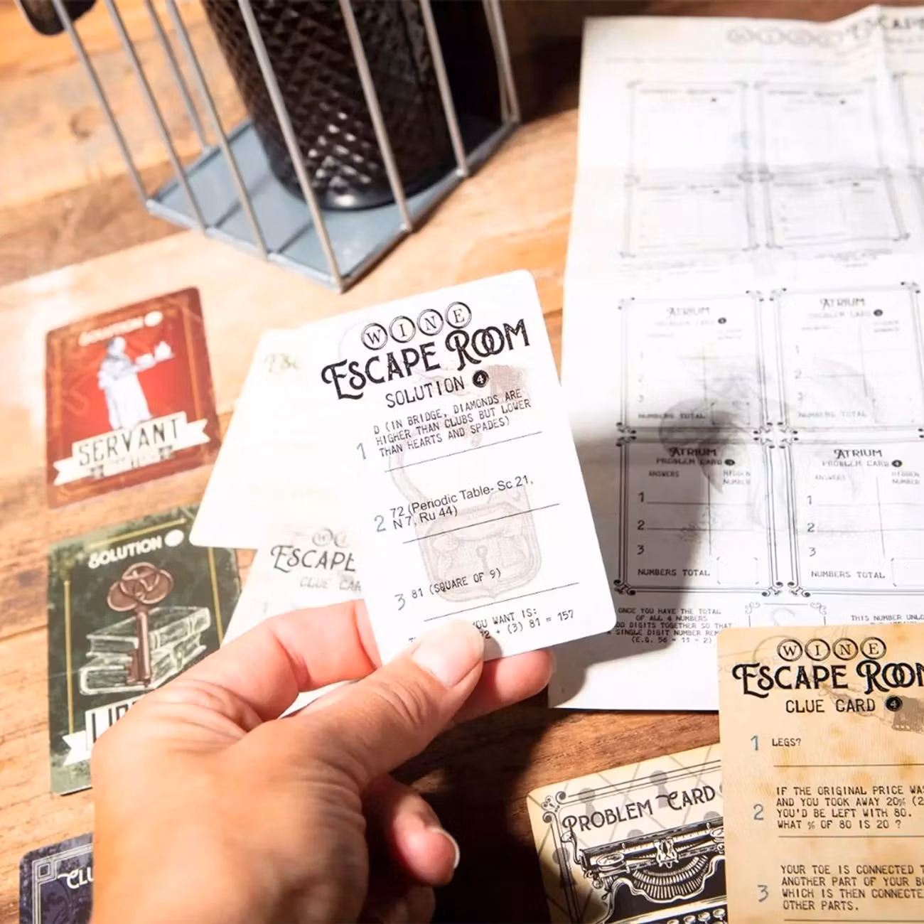 Wine Escape Room Spel