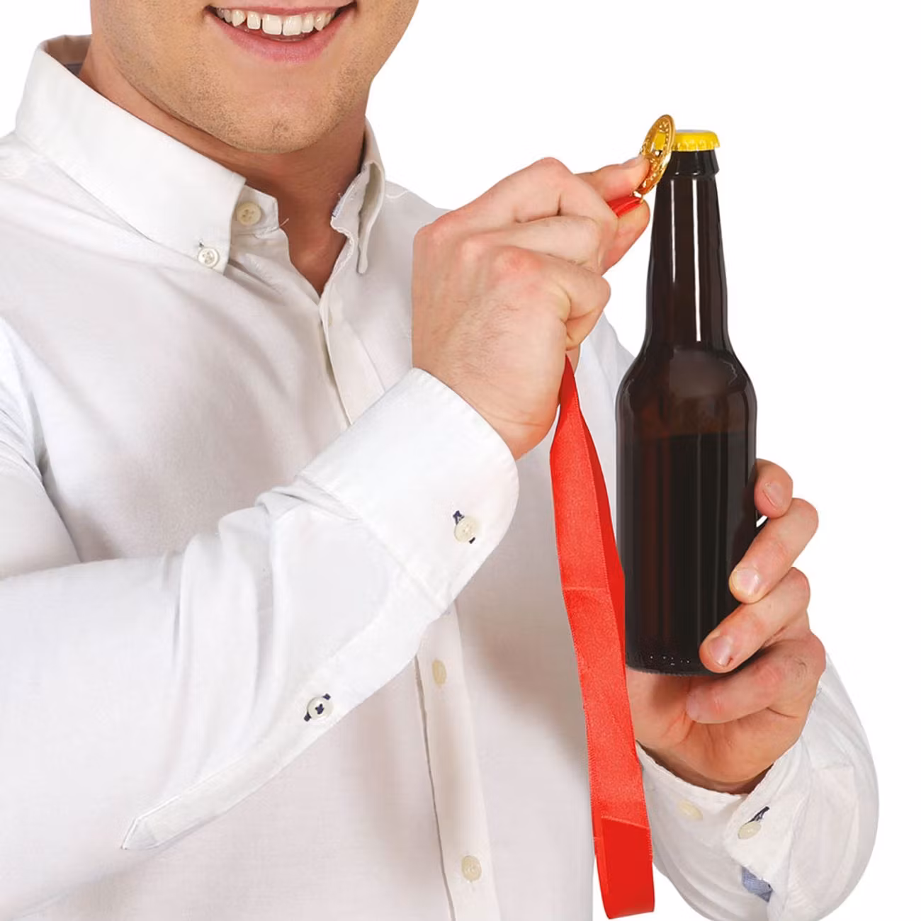 Kapsylöppnare på Halsband