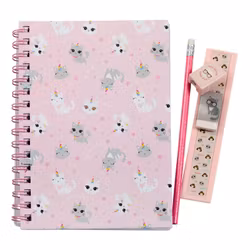 Anteckningsbok Set Söt Katt