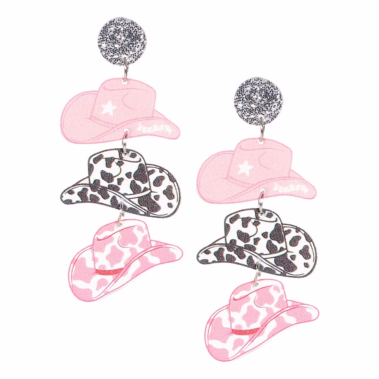 Örhängen med Cowboyhattar