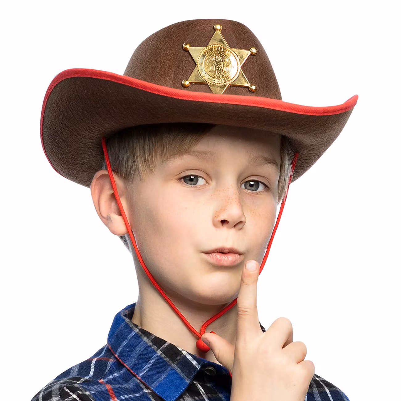 Sheriffhatt Brun för Barn