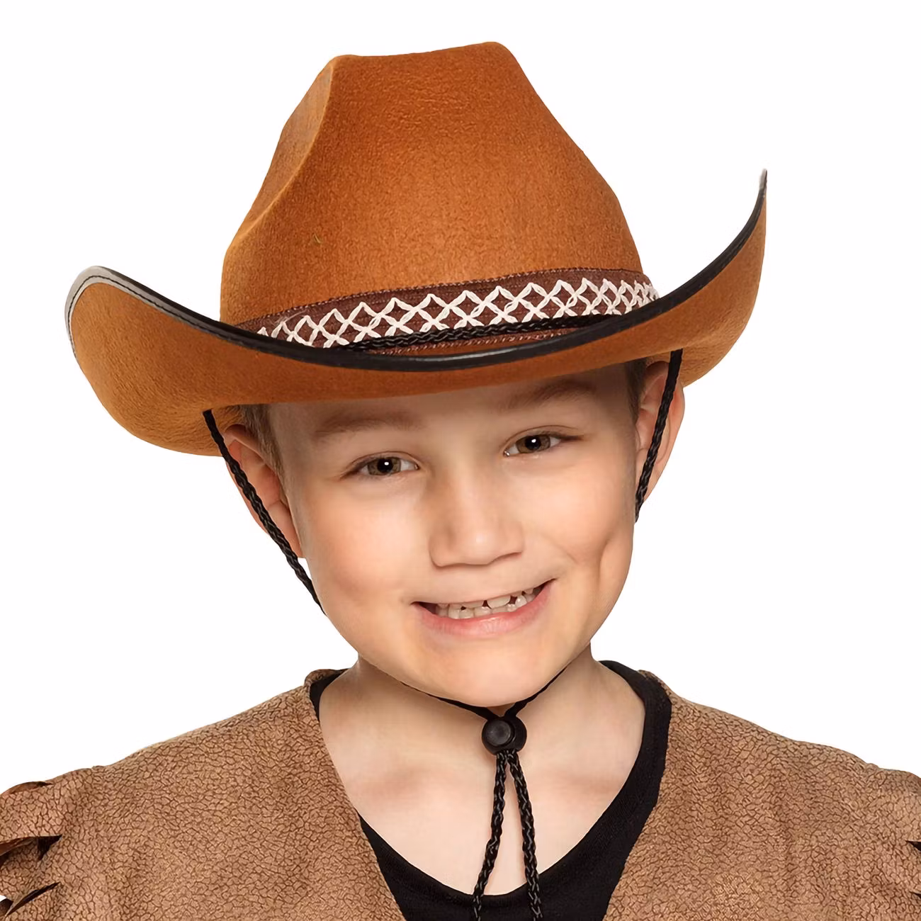 Cowboyhatt Brun för Barn